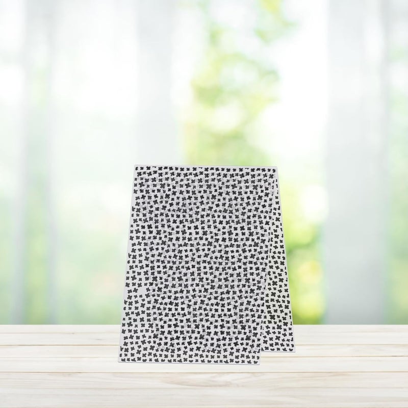 Threetols 3-D Textured Impressions Embossing Folder, Dot Background Embossing Folder for Card Making, Rain Frame DIY Plastic Scrapbooking Photo Album Card Paper DIY Craft Decor Template Mold - Image 5